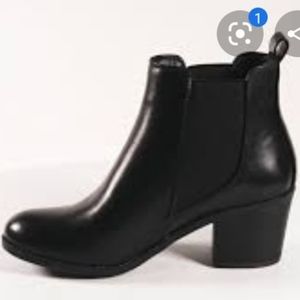 Harlow Vegan Ankle Low Heeled Boots